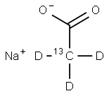 ACETIC-2-13C-2-D3 ACID, SODIUM SALT