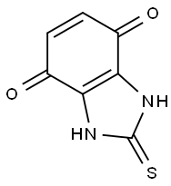 1H-Benzimidazole-4,7-dione,  2,3-dihydro-2-thioxo- Struktur