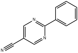 2-PHENYL-PYRIMIDINE-5-CARBONITRILE Struktur