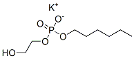 potassium hexyl 2-hydroxyethyl phosphate  Struktur