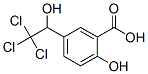 5-(2,2,2-trichloro-1-hydroxyethyl)salicylic acid Struktur