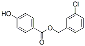 (3-chlorophenyl)methyl 4-hydroxybenzoate  Struktur