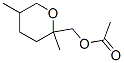 2H-pyran-2-methanol, tetrahydro-2,5-dimethyl-, acetate Struktur