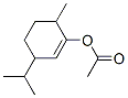 3-(isopropyl)-6-methylcyclohexen-1-yl acetate Struktur