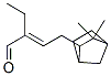 4-(3,3-dimethylbicyclo[2.2.1]hept-2-yl)-2-ethyl-2-butenal Struktur