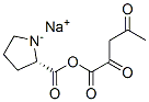 propyl 2,4-dioxovalerate, monosodium salt Struktur