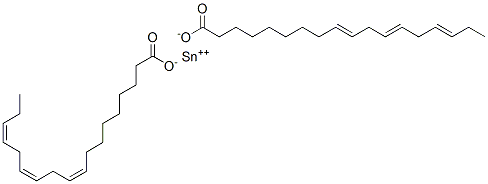 tin(2+) (9Z,12Z,15Z,)-9,12,15-octadecatrienoate Struktur