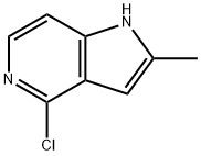 4-Chloro-2-Methyl-1H-pyrrolo[3,2-c]pyridine Struktur