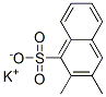 potassium dimethylnaphthalenesulphonate  Struktur