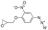 1,2-epoxy-3-(4'-azido-2'-nitrophenoxy)propane Struktur