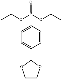 DIETHYL[4-(1,3-DIOXOLAN-2-YL)PHENYL]PHOSPHONATE Struktur