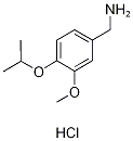 (4-Isopropoxy-3-methoxyphenyl)methanaminehydrochloride Struktur