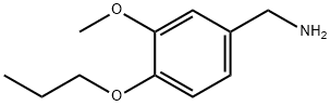 1-(3-methoxy-4-propoxyphenyl)methanamine Struktur