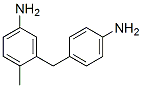 3-[(4-aminophenyl)methyl]-p-toluidine Struktur