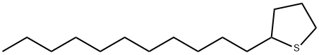 2-n-undecyltetrahydrothiophene Struktur