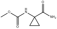 Carbamic acid, [1-(aminocarbonyl)cyclopropyl]-, methyl ester (9CI) Struktur