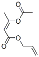 allyl 3-(acetoxy)but-2-enoate Struktur