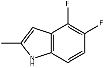 4,5-DIFLUORO-2-METHYLINDOLE Struktur