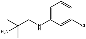 N1-(3-CHLOROPHENYL)-2-METHYLPROPANE-1,2-DIAMINE Struktur