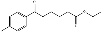 ETHYL 6-(4-IODOPHENYL)-6-OXOHEXANOATE Struktur