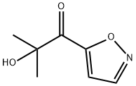 1-Propanone,  2-hydroxy-1-(5-isoxazolyl)-2-methyl- Struktur