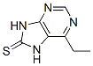 8H-Purine-8-thione,  6-ethyl-7,9-dihydro- Struktur