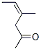 4-Hexen-2-one, 4-methyl-, (4Z)- (9CI) Struktur