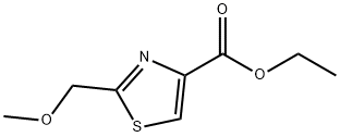 4-Thiazolecarboxylicacid,2-(methoxymethyl)-,ethylester(9CI) Struktur