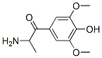 1-Propanone,  2-amino-1-(4-hydroxy-3,5-dimethoxyphenyl)- Struktur