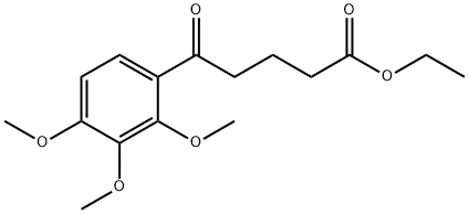 ETHYL 5-(2,3,4-TRIMETHOXYPHENYL)-5-OXOVALERATE Struktur