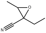 2-Oxiranecarbonitrile,  2-ethyl-3-methyl- Struktur