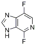 3H-IMidazo[4,5-c]pyridine, 4,7-difluoro- Struktur