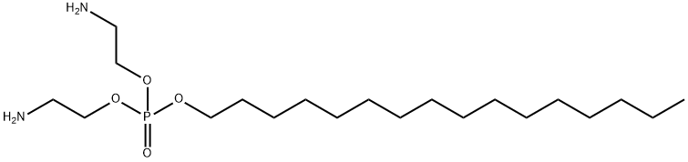 bis(2-aminoethyl) hexadecyl phosphate Struktur