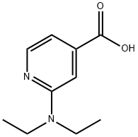 2-(Diethylamino)isonicotinic acid Struktur