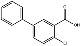 2-Chloro-5-phenylbenzoic acid Struktur