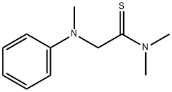 Ethanethioamide,  N,N-dimethyl-2-(methylphenylamino)- Struktur