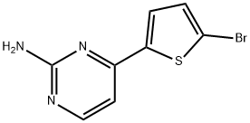 4-(5-BROMO-2-THIENYL)-2-PYRIMIDINAMINE Struktur