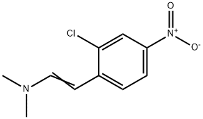 2-(2-CHLORO-4-NITROPHENYL)-N,N-DIMETHYLETHENAMINE Struktur