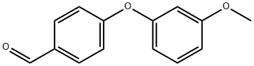 4-(3-METHOXY-PHENOXY)-BENZALDEHYDE Struktur