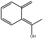 Ethanol, 1-(6-methylene-2,4-cyclohexadien-1-ylidene)-, (1E)- (9CI) Struktur