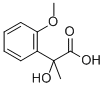 BENZENEACETIC ACID, A-HYDROXY-2-METHOXY-A-METHYL- Struktur