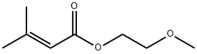 2-methoxyethyl 3-methyl-2-butenoate Struktur