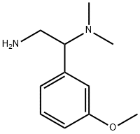 1-(3-METHOXY-PHENYL)-N1,N1-DIMETHYL-ETHANE-1,2-DIAMINE Struktur