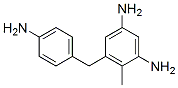 5-[(4-aminophenyl)methyl]-4-methylbenzene-1,3-diamine Struktur