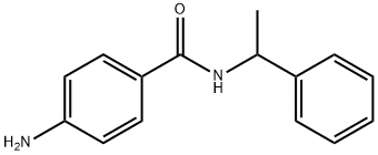 4-AMINO-N-(1-PHENYLETHYL)BENZAMIDE Struktur