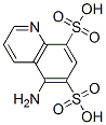 6,8-Quinolinedisulfonic  acid,  5-amino- Struktur