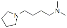 N,N-dimethylpyrrolidine-1-butylamine Struktur