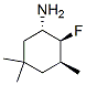 Cyclohexanamine, 2-fluoro-3,5,5-trimethyl-, (1alpha,2beta,3beta)- (9CI) Struktur