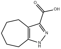 1,4,5,6,7,8-hexahydrocyclohepta[c]pyrazole-3-carboxylic acid Struktur