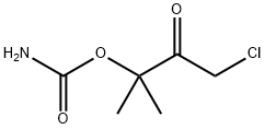 2-Butanone,  1-chloro-3-hydroxy-3-methyl-,  carbamate  (7CI) Struktur